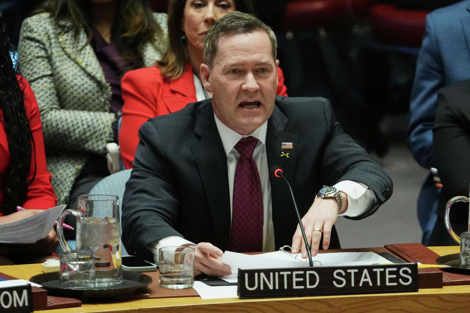 Vasily Nebenzia Criticizes U.S. Actions at UN Over Venezuela Crisis