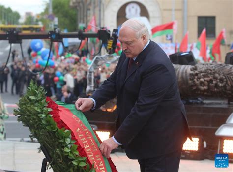 Belarusian President Unveils Cow Monument in Minsk