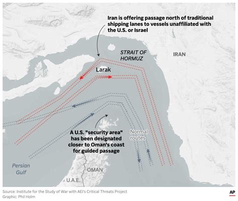 Trump Vows No Fees on Hormuz Shipping Routes