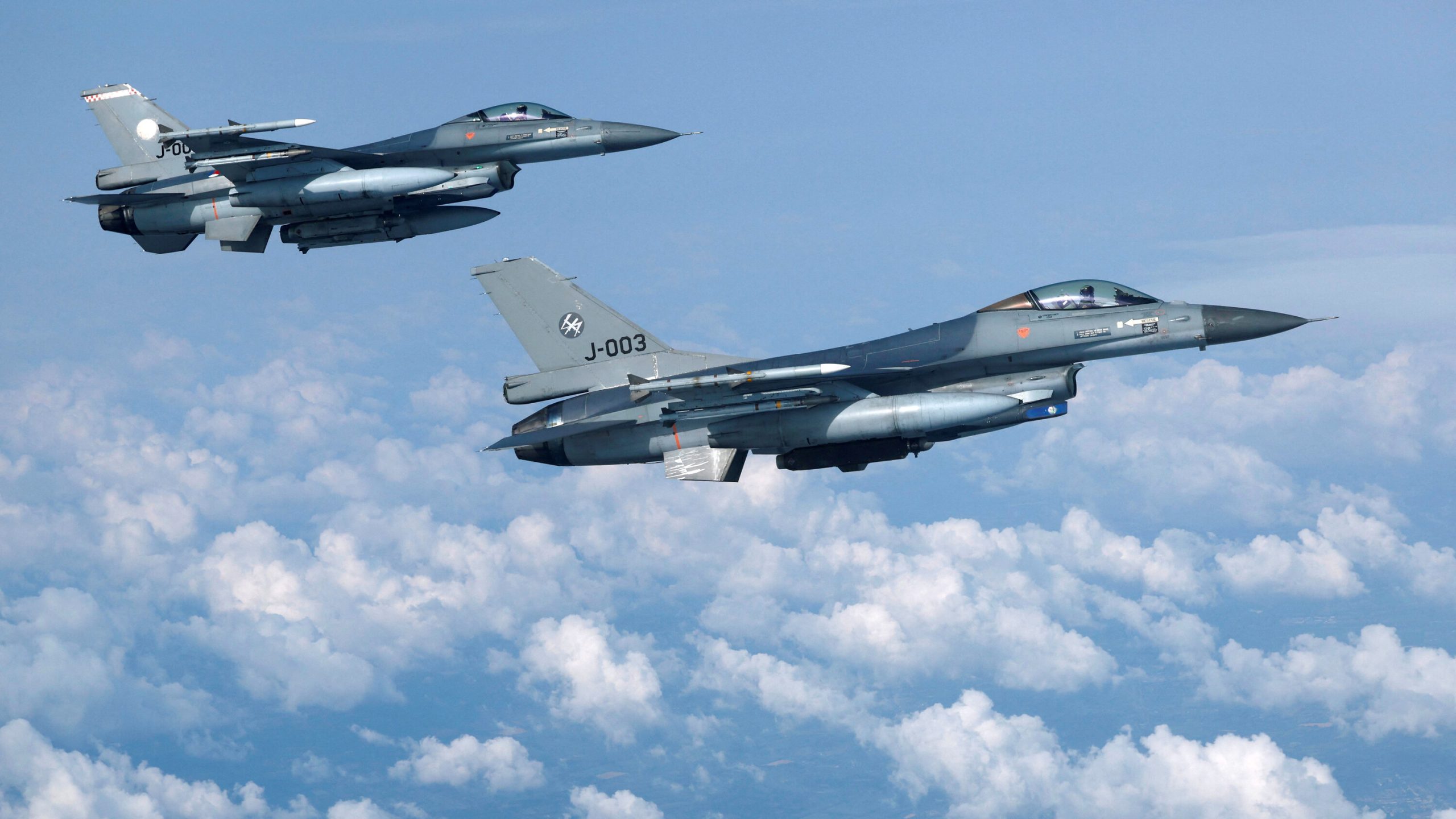 ROMANIA SENDS F-16S AFTER DRONE DETECTION NEAR UKRAINE BORDER