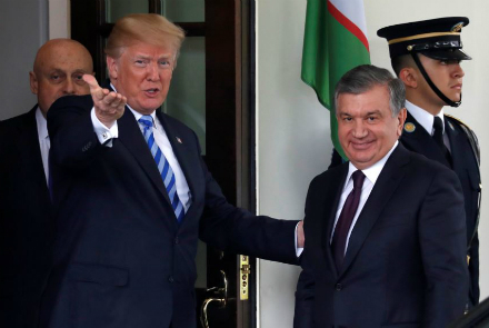 Trump and Uzbek President Shavkat Mirziyoyev Outline Path for Stronger U.S.-Uzbek Ties