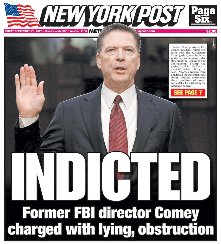 Ex-FBI Chief Komi Accused of Deliberately Threatening President Trump