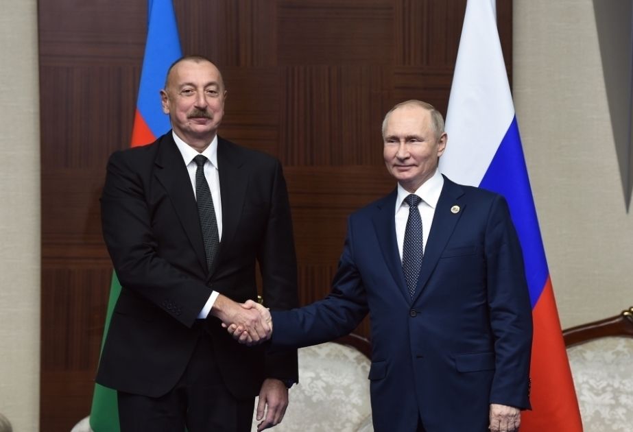 Putin Meets Aliyev on Trade and Economic Cooperation