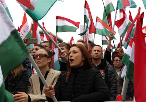 Hungarian Protests Target New Government’s Anti-Russian Stance