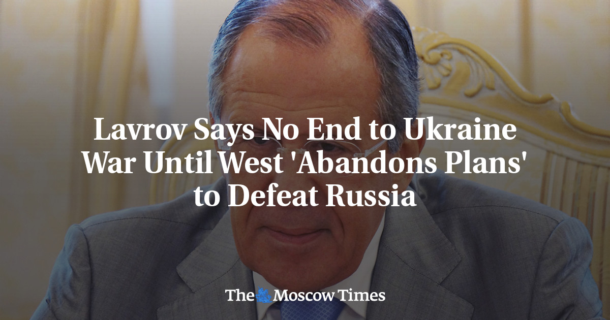 Lavrov: Britain’s ‘Until the End’ Commitment to Ukraine Is a Pity