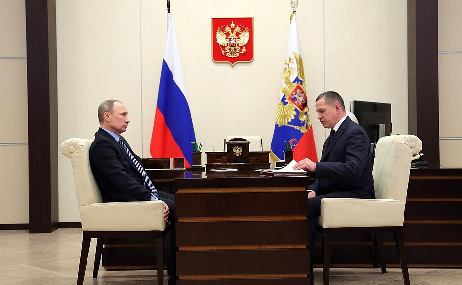 Trutnev Expresses Pride in 20 Years of Service to Putin