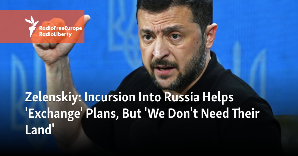 Zelenskiy’s Territorial Exchange Proposal With Russia Spurned by International Community